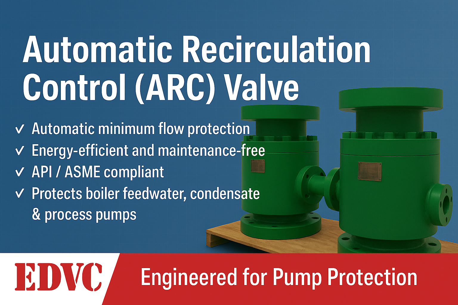 Feature of aumatic recircultion control valve 